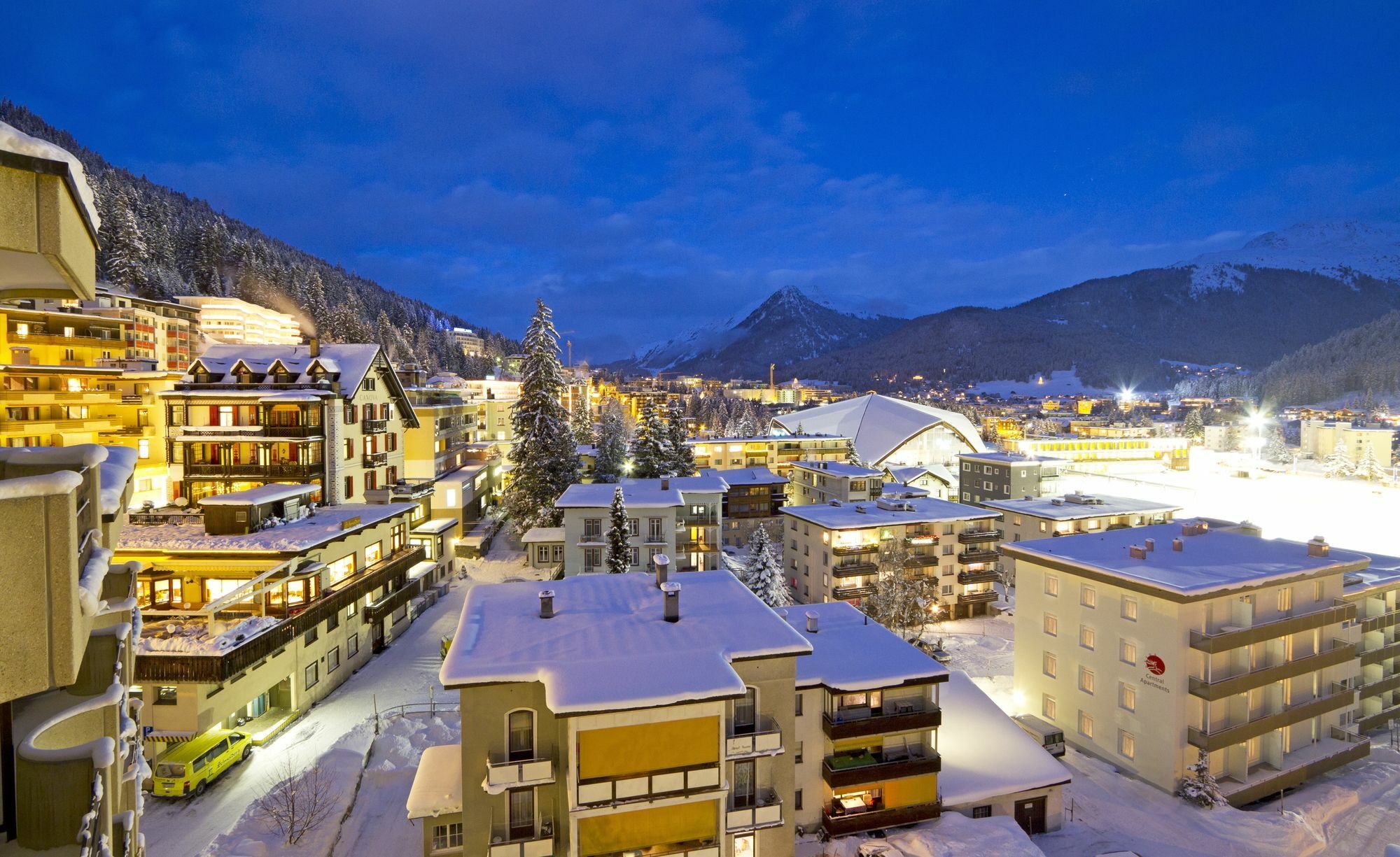 Central Apartments Davos Esterno foto
